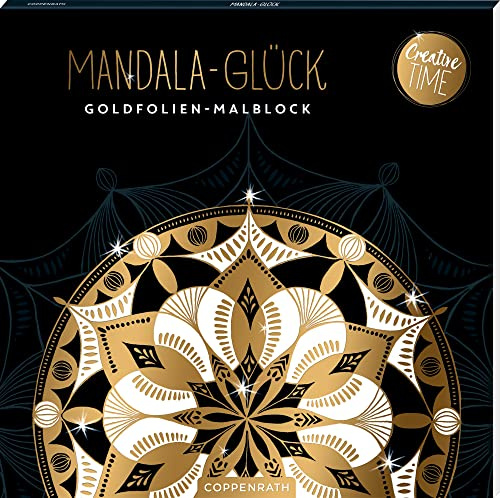Mandala-Glück: Goldfolien-Malblock (Creative Time)