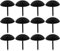 EMSea 12Pcs Upholstery Nail Furniture Nails Pins Antique Black Sofa Nails Household Accessories for Sofa Beds Carpentters Walls 25x25mm