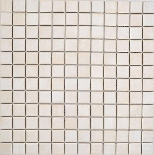 Keramikmosaik Fliese Jasba ahorn matt Holzoptik Fliesenspiegel Badfliese Duschfliese / 10 Mosaikplatten