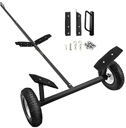 ALAIAS Kajak Kanu Bootsträger Wagen Anhänger Trolley Mover Dolly Langlebige Sandräder 360 LBS Anhängerkapazität Einstellbare Länge Einfach zu bedienen für Profis und Anfänger