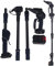 Chain Saws Cordless Pole Saw,6 inch Electric High Branch Saw with 2x21V Batteries,Detachable Telescopic Pole Tree Cordless Chainsaw,Battery Powered Cordless Long Reach Pole Saw for Branch Wood (Black)