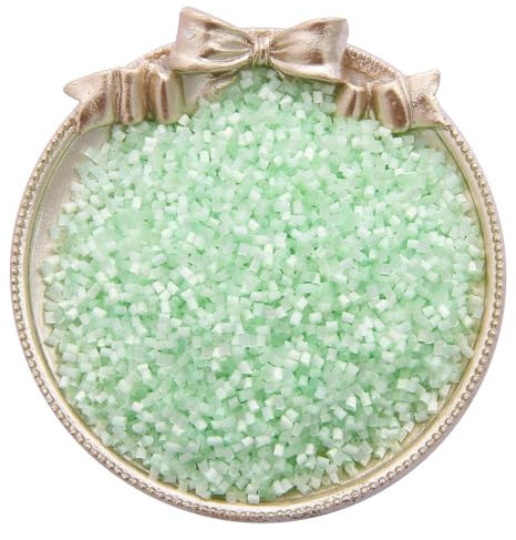 2mm 3600pcs/lot Cat Eye Color Glass Glass Beads Tube Seed Spacer Beads for Kids Jewelry Making Sewing Supplies - Light Green