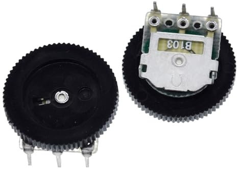 10 Pcs B103 16x2mm 10K Ohm Double Dial Taper Volume Wheel Duplex Potentiometer Z07