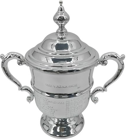 JHRFU Us Open Tennis Women's Single Trophy Replica Grand Slamship Trophies Norman Brooks Cup Fans Gift Collection Office Presentation Clubhouse Themed Display Ornaments
