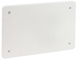 CONFEZIONE 5 PEZZI COPERCHIO DI RICAMBIO 153X98 MISURA 4 RETTANGOLARE PER SCATOLA CASSETTA DI DERIVAZIONE DA INCASSO CON VITI