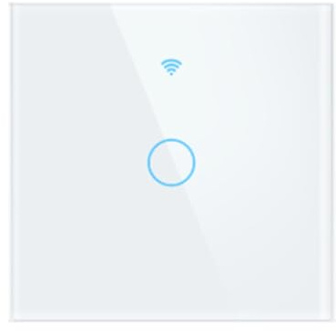 Boddceto Luz de Pared Táctil Inalámbrica Inteligente de 1, 2, 3, 4 Vías, 220 V, con Botón de Interruptor, WiFi, 433 MHz, Sin Neutro