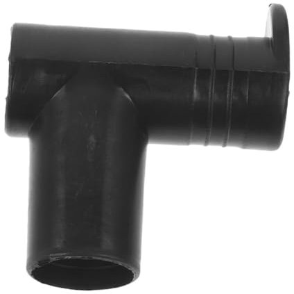 PartyKindom Connecteur Angle Droit Noir pour Portant Vêtement Bouchon De Tube Robuste pour Tringle De Placard Accessoire De Joint pour Étendoir à Vêtements Intérieur Et Extérieur