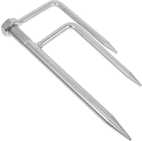 VICASKY Paraguas con estaca, ancla de arena estable para actividades al aire libre, práctico soporte para sombrilla con diseño triple para playa, jardín y terraza