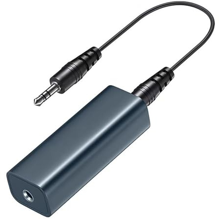 TingHaoO Filtre de suppression du son 3,5 mm adapté aux voyages pour enlever de l'équipement stéréo de voiture et de maison