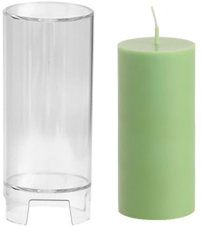 Moldes de velas: moldes cilíndricos robustos, accesorios de creación de velas | Herramientas reutilizables utilizadas durante proyectos creativos artesanales o talleres para el hogar para hacer boug