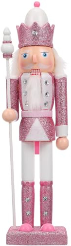 UKCOCO Cascanueces De Madera Decorativo Muñeco Soldado Navidad Ligero para Decoración De Mesa y Estantes