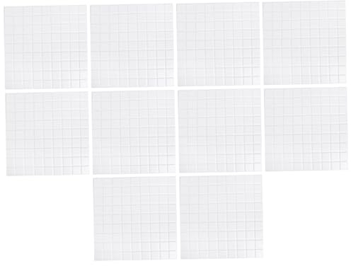 DIYEAH 10 pièces Lot de Stickers Carrelage Autocollants Auto Adhésifs Étanches pour Dosseret Cuisine Salle de Bain Décoration Murale Facile à Poser et Réutilisable