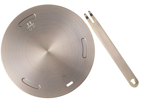 Ipetboom Diffuseur De Chaleur Pour Cuisinière Induction Et Acier Inoxydable Poignée Plaque Chauffante Pour Cuisson Homogène Sur Gaz Et Électrique