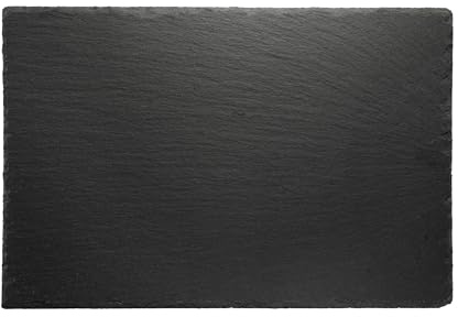eGenuss Personalisierter Tiergrabstein aus Schiefer –Flachplatte- Leere Vorlage zum Selbstgestalten – Lasergravur mit eigenem Foto & Text – wetterfeste Gedenktafel 30x20 cm für jedes Haustier