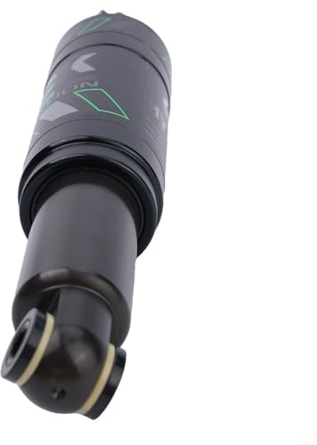 Besttoolifes Amortiguador trasero de aleación de aluminio de 120 o 125 o 150 o 165 o 185 o 190/200 mm, suspensión trasera de montaña, compatible con ciclismo todoterreno y equitación, color negro, con