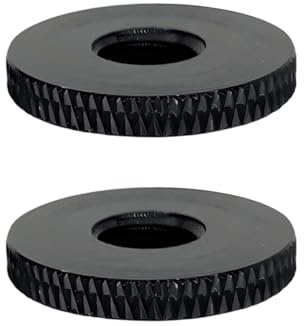 2 Stück 3/8 Zoll Innengewinde-Knopf Befestigung Mikrofon Kamera Stativ Schrauben Blitzschuh Verriegelungsknopf Mutter Loch 3/8 Zoll Kameraständer Schraubenmutter