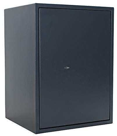 Profirst Wertschutzschrank Tau 600 S2 Doppelbartschloss 2 Schlüssel Tresor verstellbarer Fachboden separat versperrbarer Innentresor inkl. Befestigungsmaterial Anthrazit