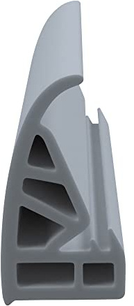 DIWARO® Stahlzargen-Dichtung SZ219 | grau | 5 lfm für Haus- und Innentüren. Zum Schallschutz und abdichten der Tür. Bestehend aus TPE (Thermoplastischen Elastomer)