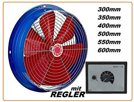 350mm Ventilador con REGULADOR 5A soplador de aire ventilador para restaurante almaxcén garaje cocina Ventilador de pared Ventilación Extractor