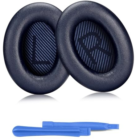 ELZO Ersatz Ohrpolster für Bose QC35, Professionelle Ohrpolster Kopfhörer mit Over-Ear Kopfhörern von QuietComfort 35 QC35 und Quiet Comfort 35 II QC35 ii