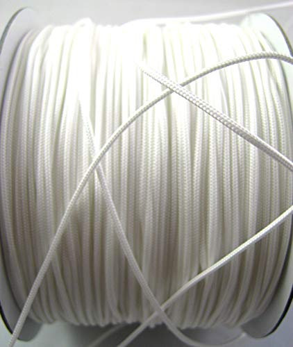 1.2mm x 10 Meters White Polyester Roman Blind, Festoon or Curtain Cord