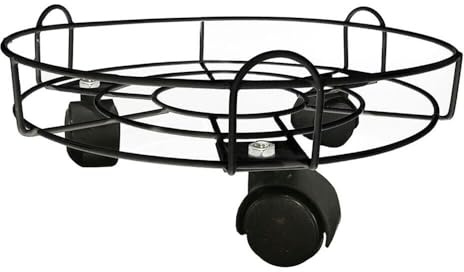 cosedacasa Sottovaso con Ruote rotelle carrellino Porta Vaso per Piante da Balcone Giardino terrazza facilita Gli spostamenti-Grande