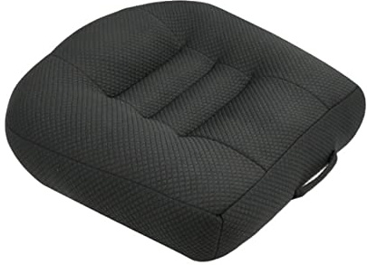 Car Booster Cushion, Thick And Heighten Lift Hips Up Seat Pad,Raise The Height for Short People Driving Hip,Lower Cack Fatigue Relief Suitable for Trucks,Cars,Office Chairs,Wheelchairs,Black,40*40*12c