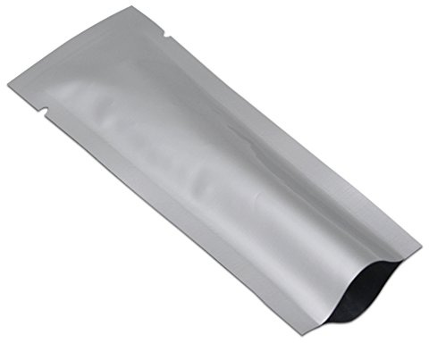 WACCOMT Pack 100 Bolsas Mylar Sellado Térmico, 3.5x15cm (1.3x5.9 inch) | Lámina Pura al Vacío, Para Almacenamiento de Alimentos, Para Muestreo, Bolsas de Embalaje, Termosellado, Sellado al Vacío
