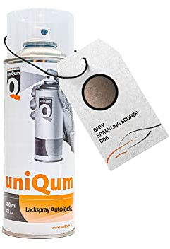 uniQum Autolack Spraydose für BMW SPARKLING BRONZE B06 Autolack Reparatur 400 ml