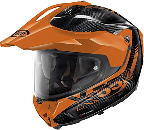 X-lite X-552 Ultra Carbon Hillside Adventurehelm (schwarz/carbon/orange), L (59)