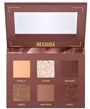Mesauda Bare Harmony Palette 204 - Delicious Rose - Palette Con Sei Ombretti All'Interno