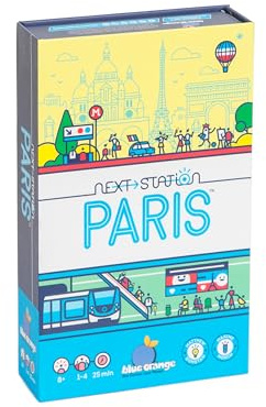 Blue Orange - Next Station Paris - Brädspel med Paris stadstema - Strategispel - Multiplayer-spel - Brädspel mellan vänner eller familj - 8+ års spel
