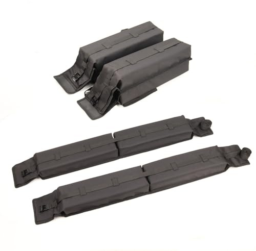 BLAFT 2 Pcs Car Roof Rack for Fiat 500/500C/500E/Abarth 500 2007-2022-Pr, Quick Fit Roof Bars Roof Rack Bars Kayak Roof Rack Portable Bar for Carrying Roof Bars Travel Accessories