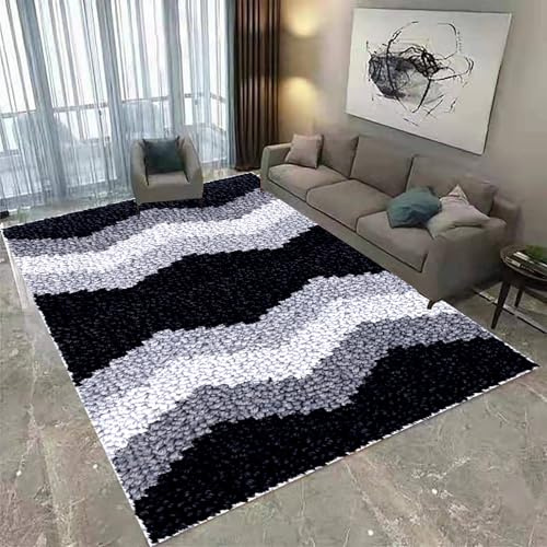 Laegnfho 55 x 75 cm Knüpfteppich Zum Selber Knüpfen DIY Verriegelungshaken-Kit für Erwachsene, Kreuzstich-Kit Teppich Herstellung Kissen Handarbeit für Anfänger, Teppich Knüpfen Set Erwachsene