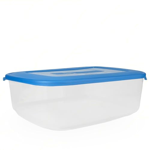 Sicignano | Frigo Box Service Rettangolare 10 Litri con Coperchio Ermetico, Plastica Alimentare, 39x30x13h cm, Lavabile in Lavastoviglie, per Celle Frigorifere e Freezer (1)