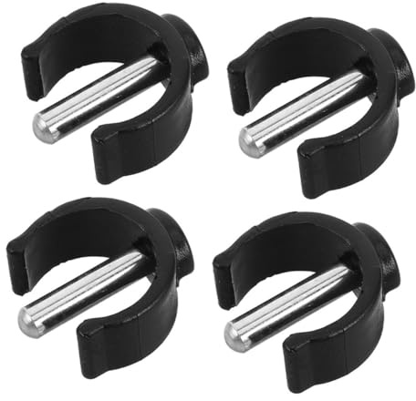 Healvian Pince En Forme C Pour Canne De Marche Lot De 4 Goupilles De Verrouillage Accessoires Béquille Faciles À Installer Pour Aide À La Mobilité Quotidienne