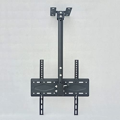 CAFIEDR Supporto TV da soffitto, Regolazione telescopica dell'altezza, Staffa Girevole e inclinabile, Adatto alla Maggior Parte dei televisori da 26 a 60 Pollici, Fino a 400x400 mm.