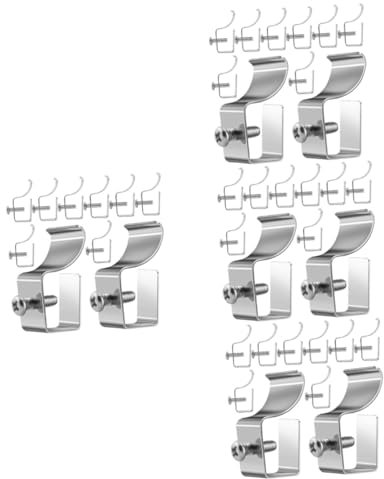 DIYEAH 40pezzi Ganci Per Appendere Senza Forare Clip Per Rivestimento Vinile Per Montaggio Facile Di Telecamere e Decorazioni Esterni