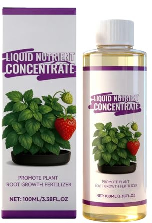 Fertilizzante Liquido Per Piante Da Interno | Forniture Naturali da 100 ml,Fertilizzante Liquido Nutriente - Per Giardinaggio Crescita Piante Da Interno Fiori Verdura Frutta Propagazione