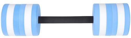 CORHAD Pesi Manubri Acquatici Portatili in Eva Blu 57 CM, Attrezzature per Esercizi in Acqua per Piscina, Fitness e Riabilitazione per Tutte Le età