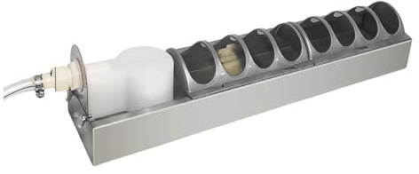 KieTeiiK Dispositivo automatico per bere pollame, in acciaio inox, design anti fuoriuscita, soluzione a bassa manutenzione per galline che riempie automaticamente l'abbeveratoio per polli