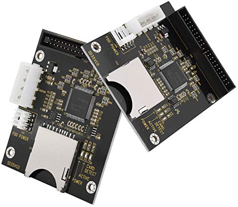 Naroote SD-minneskort Till IDE-adapter för PC-installation Svart 40Pin-konverterare med Startbar Lösning