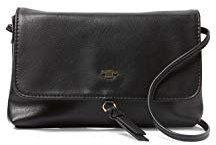 TOM TAILOR Luna Damen Überschlagtasche Umhängetasche Klein Schwarz