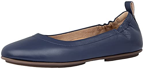 Fitflop Women's Allegro Closed Toe Ballet Flats Midnight Navy