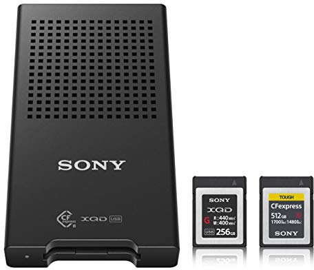 Sony CFexpress Type B/XQD Memory Card Reader - USB 3.0 - SuperFast Reader - MRW-G1