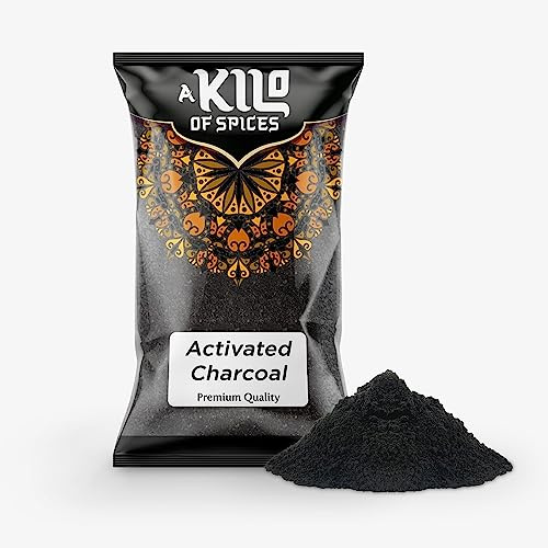 A Kilo of Spices Activated Coconut Charcoal Powder 500g, for DIY Beauty | Fine activated charcoal powder from coconut shells, natural ingredient, ideal for DIY face masks, body scrubs, beauty crafts