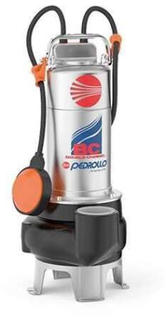 BCM ELETTROPOMPA POMPA SOMMERGIBILE PEDROLLO BC BICANALE ACQUE LURIDE HP1-1.5 V230 MONOFASE CON CAVO E GALLEGGIANTE ELETTRICO (BCM 10/50 -N HP1 KW0.75 V230 MONOFASE)