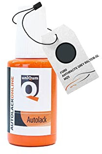 uniQum Autolack Lackstift fürs Auto für FORD ANTHRACITE GREY RAL7016-GL MQS Autolack Reparatur 30 ml