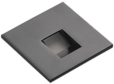 Arcchio LED Wandeinbaustrahler Vexi (Modern) in Schwarz aus Aluminium (1 flammig,) Wohnzimmerleuchte