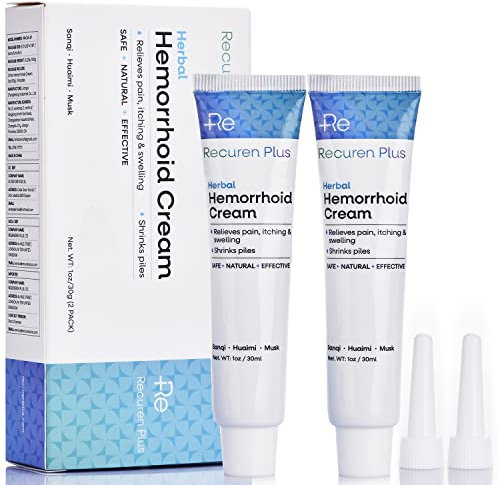 Hämorrhoiden Salbe, Natürliche Hämorrhoidencreme, Piles Cream, Häufchen, Beruhigt und Pflegt den Analbereich, Lindert Unbehagen